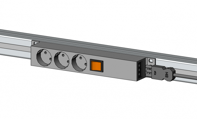 Mehrfachsteckdose, Steckdose, Stromverteiler, Multisteckdose Steckdose, Strom, Stromverteiler, Multisteckdose, Schuko, Wieland, Schaltbare Steckdose, 3-Fach, 6-Fach