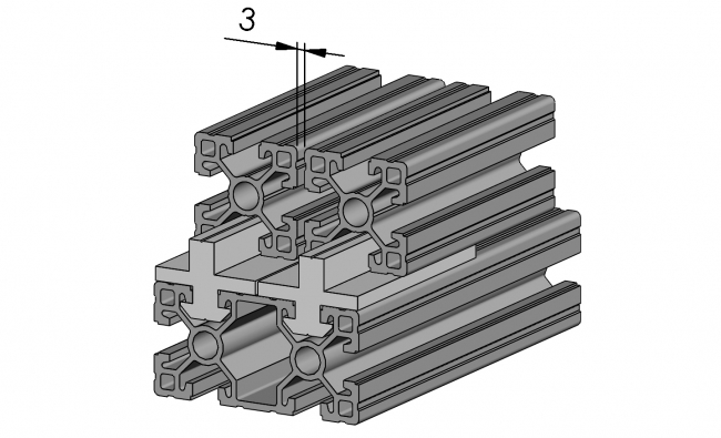 Gleiter Typ C für Nut 10, Lineartechnik Lineareinheit, Lineartechnik, Linearrollen, Linearschlitten, Gleitschiene, Rollschiene, Lastschlitten