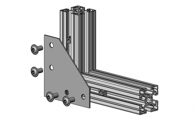 Halteplatte 90°, Lasche, Verbinder Halteplatte 90°, Halteplatte, Halter, Platte, Lasche, Verbinder