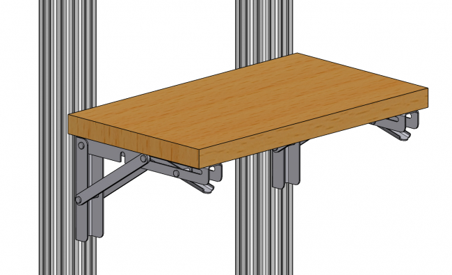 Konsole, Klappe, Scharnier, Stütze, Tragarm, Stütze, Träger, Wandbefestigung, fixierung