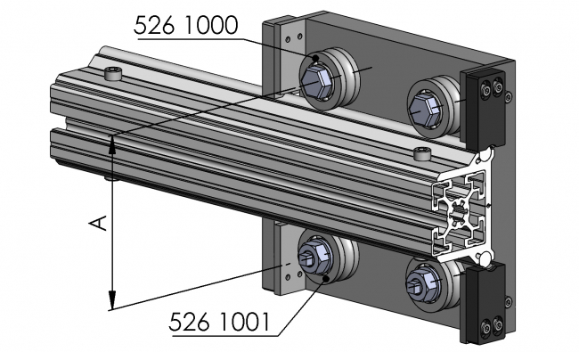 Laufrolle zentrischer Zapfen, Lineartechnik, Schlitten, Linearrollen Laufrolle mit zentrischem Zapfen, Laufrolle, Lineareinheit, Lineartechnik, Schlitten, Linearrollen, Linearschlitten, Gleitschiene, Rollschiene, Lastschlitten