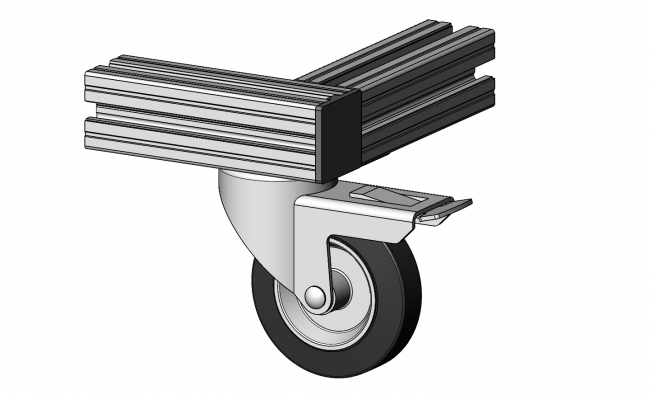 Lenkrolle mit Rückenplatte ESD, Rad, Reifen, Rolle Lenkrolle, Bockrolle, Feststeller, Rolle, Rückenloch, Rückenplatte, Bodenrollen, Reifen, Transport