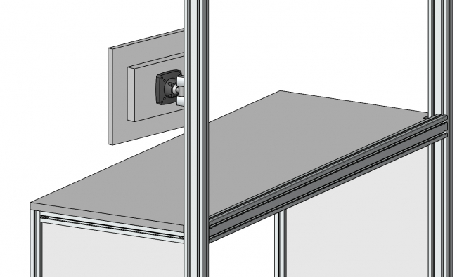 Monitorhalter, VESA Adapter, Schwenkarm, Monitorständer VESA Adapter, Schwenkarm, Ergolift, Monitor Wandhalterung, Monitor Tischhalterung, TV Lift, Monitorständer, Konferenzraum, Büro, Monitorhalterung Vollbeweglich, Monitor Arm Tischhalterung für Monitore, Bildschirme bis zu 27 Zoll, 8kg Belastbarkeit pro Arm