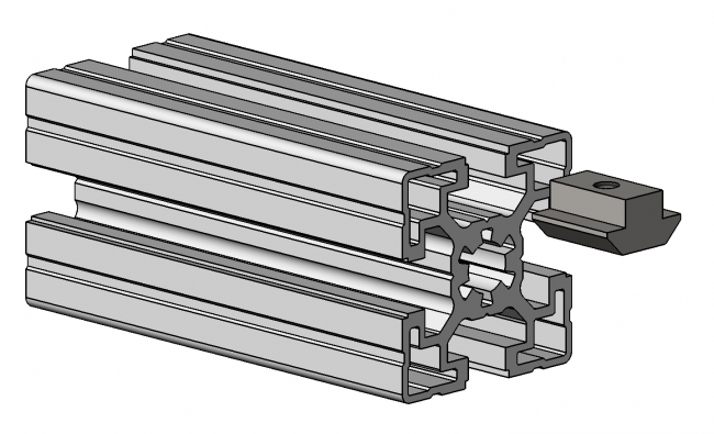 Nutenstein Nut 10, Gewindeplatte, Rhombusstein Profilzubehör, NS, N-Stein, Gewindeplatte, Rhombusstein, Aluprofiltechnik