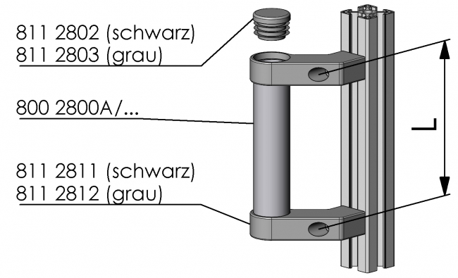 Griff, Handgriff, Sicherheitshandgriff, Maschinenbauordnung, Designhandgriff, flexibler Handgriff, Aluhandgriff, Alu Handgriff, Aluminium Profilsystem