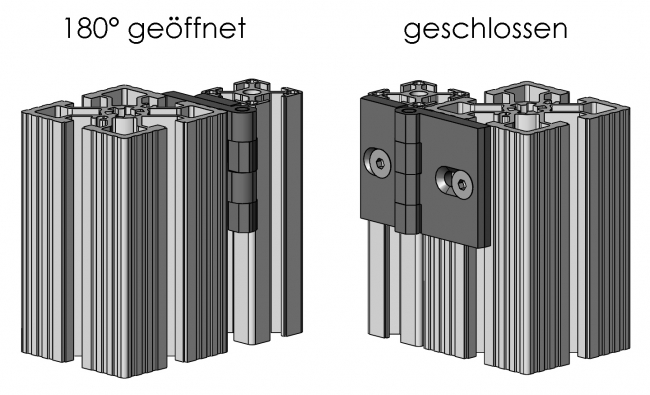 Türscharnier Kombi 2, Angel, Gelenk, Beschlag Angel, Gelenk, Beschlag, Drehgelenk, Haspe