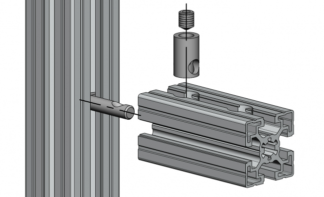 Schnellverbinder innen, Schnellspannverbinder, Nutverbinder, Innenverbinder Schnellspannverbinder, SV, Nutverbinder, Innenverbinder, Hülsenverbinder, Ankerverbinder, Querverbinder, Längsverbinder, Parallelverbinder