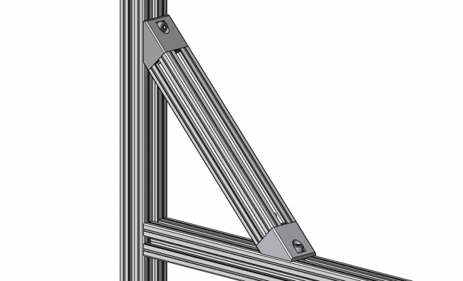 Schrägverbinder 45x45, Schrägverbinder, Schräg, Verbinder, Verbindung