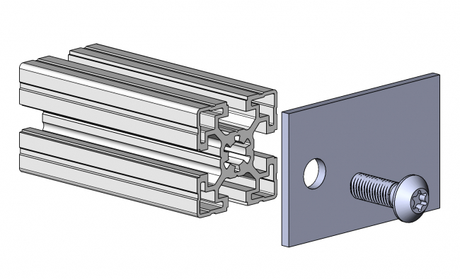 Spezialschraube, Spezial, Schraube, Nutverbinder, Nutkopf, Nutschraube, Profilzubehör, SS, Sonderform, Nutkopfschraube