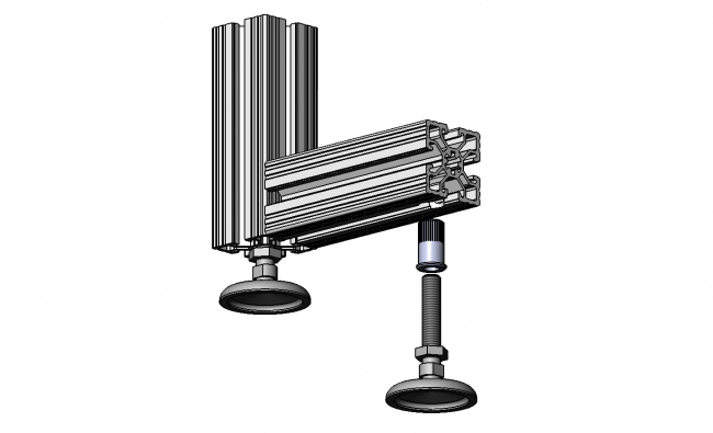 Stellfuß Stahl, Gewindefuß, Tischfuß Gewindefuß, Fuß, Rund, M12, Kugelkopfgelenk, Gewindespindel, M8, Ständer, Tischfuß, Gestellfuß