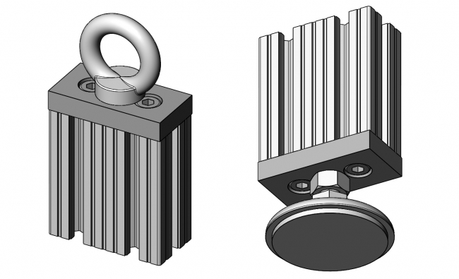 Transport- bzw. Abschlussplatte Rechteck, Transportsicherung, Kopfplatte Transportplatte, Transportsicherung, Kopfplatte, Transportvorrichtung, Ringschraube