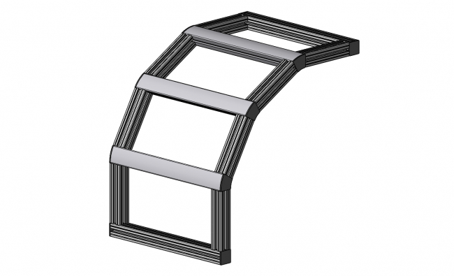 Winkelprofil 45 x 30°, Winkelprofil 45, Winkelprofil, Profil, Grundprofil