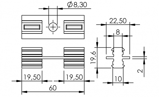 Gleiter Kombi Nut 8+10 Gleiter Kombi Nut 8+10