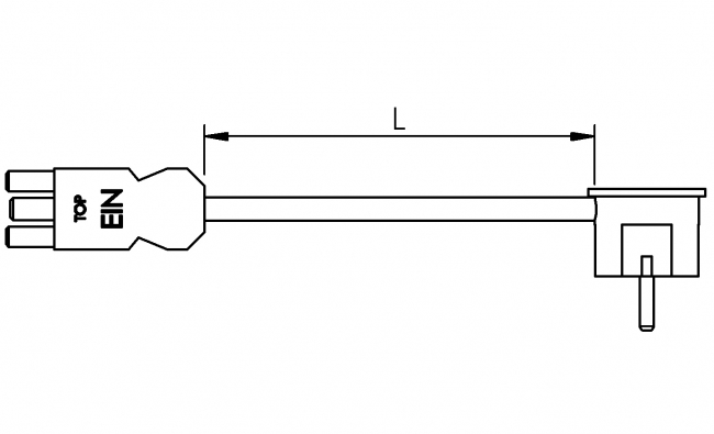 Einspeisungsleitung, Stromkabel, Anschlusskabel Stromkabel, Anschlusskabel, Leitung, Stromzufuhr, Zuleitung, Anschlusskabel, Wieland