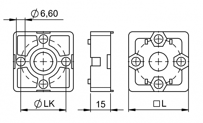 90 Grad Verbinder, Stoßverbinder, T-Verbinder