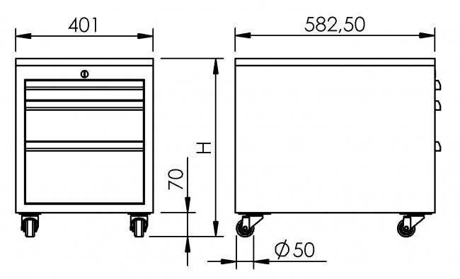 Rollcontainer ESD, Schubladenschrank, Unterbaukasten Schubladenschrank, rollbar, Unterbaukasten, Unterbauschublade, Arbeitsplatz-System, Tisch-Unterbau, Schubladen, Hängeblock, Arbeitsplatz,  Schubladenblock, Schubladenmagazin, Schubladenschrank, Schubladensystem, System, Systeme, Unterbau, Werkzeugschrank