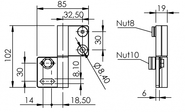 Scharnier justierbar, Angel, Gelenk, Beschlag Angel, Gelenk, Beschlag, Drehgelenk, Haspe