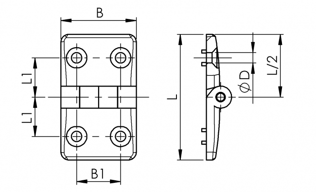 Scharnier verrundet Metall, Angel, Gelenk, Beschlag Angel, Gelenk, Beschlag, Drehgelenk, Haspe