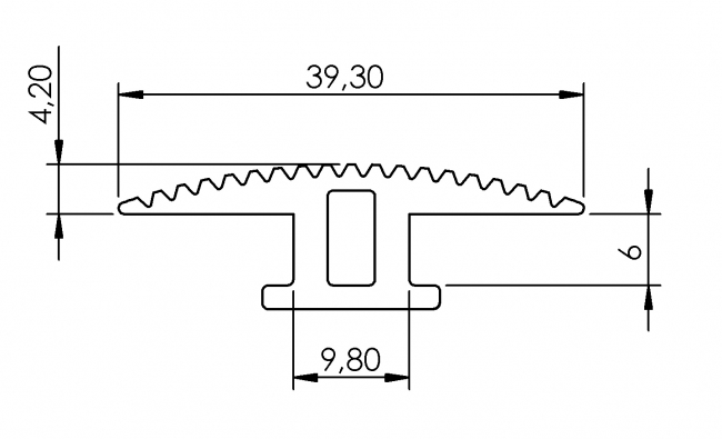 Trittprofil, Fußstütze, Aluminiumprofil, Maschinenbauprofil Fußstütze, Aluminiumprofil, Systemprofil, Aluprofil, Maschinenbauprofil, Raster 20, Raster 30, Raster 40, Raster 45, Raster 50, Nut 6, Nut 8, Nut 10