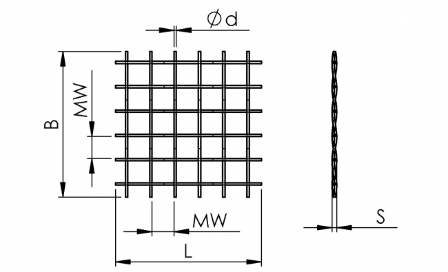 Wellengitter, Wellengitter, Flächenelement, Platten, Schreiben, Schutzeinhausung, einfassen, Klemmen, Dichten, Fixieren, Aluprofiltechnik