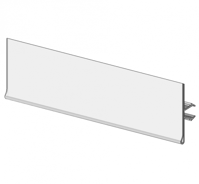 Beschriftungsleiste Kunststoff, Schriftfeld, Etikette, Scannerschiene Schriftfeld, Etikette, Beschriftung, Tafel, Anzeige, Scannerschiene, Scanner Schiene, Kenzeichnen, Beschriften, Benennung, Beschriftungsclip, Klemmschiene