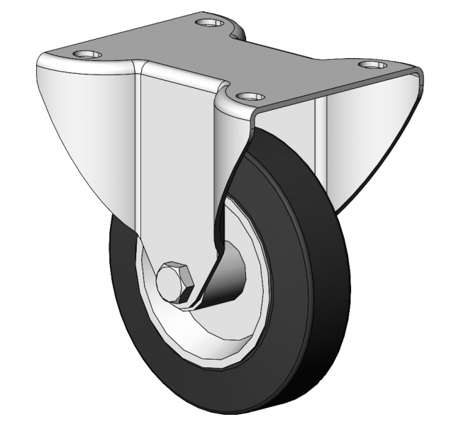 Bockrolle ESD, Rad, Reifen, Rolle Lenkrolle, Bockrolle, Feststeller, Rolle, Rückenloch, Rückenplatte, Bodenrollen, Reifen, Transport