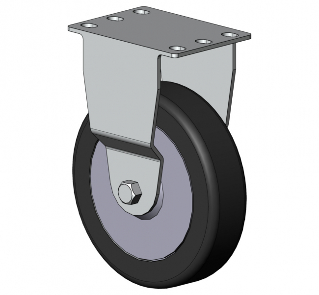 Bockrolle TPE, Rolle, Rad, Reifen Lenkrolle, Bockrolle, Feststeller, Rolle, Rückenloch, Rückenplatte, Bodenrollen, Reifen, Transport