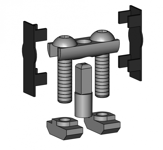 Bolzenverbinder, Bolzenverbinder Schnellspannverbinder, SV, Nutverbinder, Innenverbinder, Hülsenverbinder, Ankerverbinder, Querverbinder