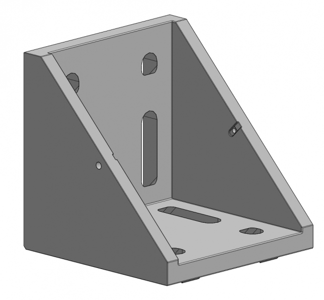 Druckgusswinkel Doppelnut, Winkel, Eckwinkel, Winkelverbinder Winkel, Eckwinkel, Winkelverbinder, Gusswinkel, Aluwinkel, Verbinder, Verbindungselement, Knotenelement