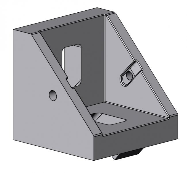 Druckgusswinkel mit Nasen, Eckwinkel, Winkelverbinder, Winkel Winkel, Eckwinkel, Winkelverbinder, Gusswinkel, Aluwinkel, Verbinder, Verbindungselement, Knotenelement