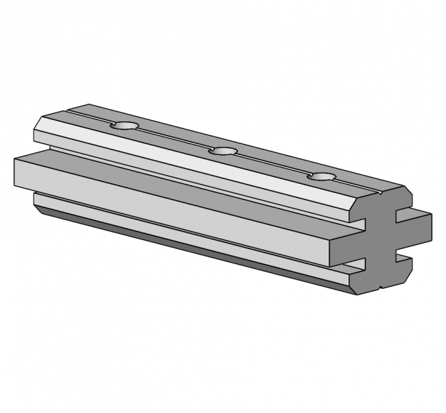 Gleiter Typ A für Nut 10, Lineartechnik Lineareinheit, Lineartechnik, Linearrollen, Linearschlitten, Gleitschiene, Rollschiene, Lastschlitten