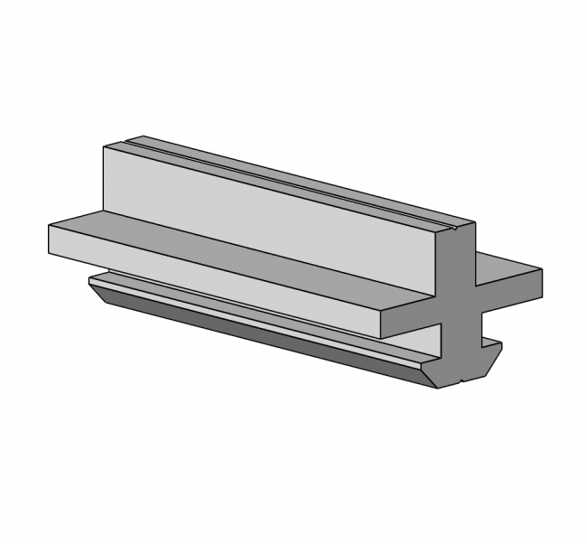 Gleiter Typ C für Nut 10, Lineartechnik Lineareinheit, Lineartechnik, Linearrollen, Linearschlitten, Gleitschiene, Rollschiene, Lastschlitten