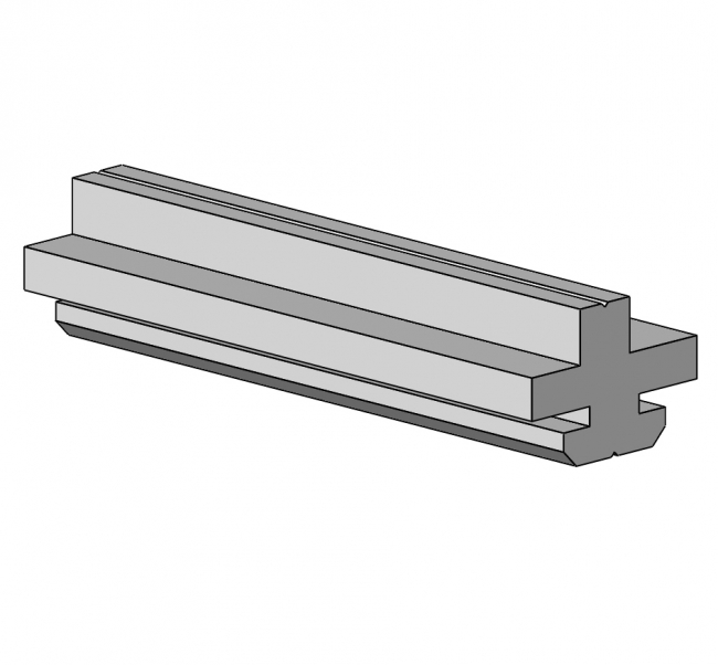 Gleiter Typ C für Nut 8, Lineartechnik Lineareinheit, Lineartechnik, Linearrollen, Linearschlitten, Gleitschiene, Rollschiene, Lastschlitten