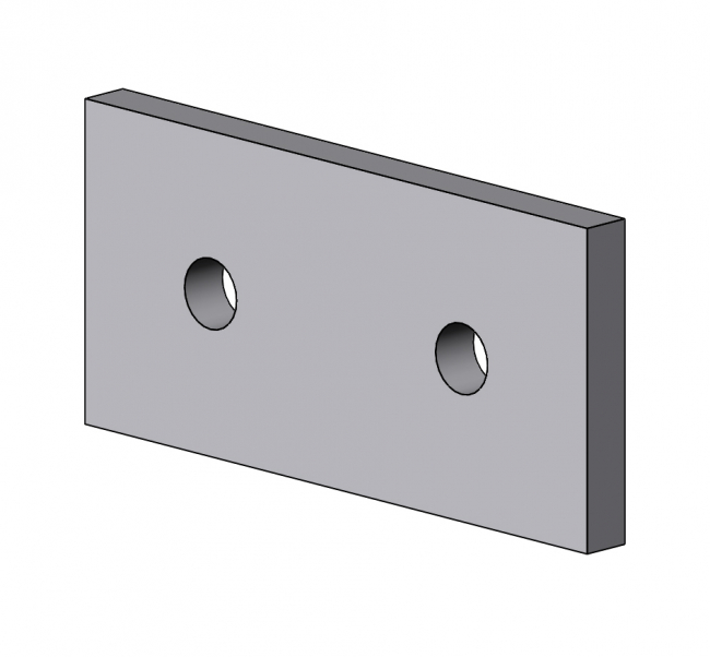 Halteplatte Rechteck, Verbinder, Lasche Halteplatte Rechteck, Halteplatte, Platte, Verbinder, Verbindung, Lasche