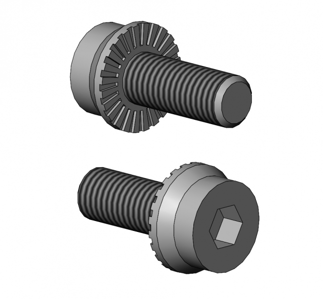 Innensechskant-Ripp-Schraube, Selbsthemmend, Spezialschraube, ESD Innensechskant-Ripp-Schraube, Schraube, Ripp-Schraube, Ripp, Innensechskant, Sonderform, Selbsthemmend, Spezialschraube, ESD,