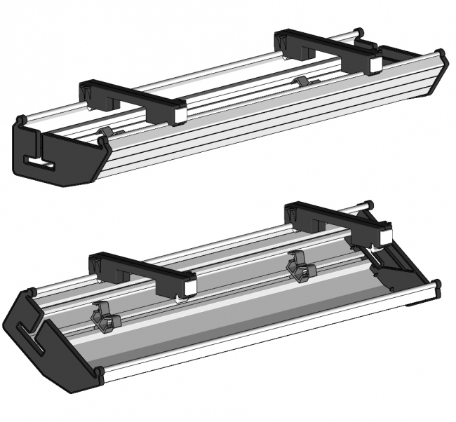 Kabelwannen-Set klappbar weiß, , Kabelführung, Leitungsführung Kabelmanagement, Kabelführung, Leitungsführung, Klappbar, Modular, Ordnung am Arbeitsplatz, Kabelhalterung, Kabelklemme, Büro, Brüstungskanal, Arbeitsplatz