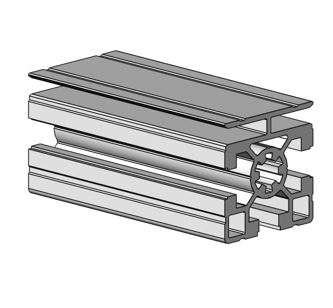 Klemmprofil 2N Nut 10, Einfassprofil, Rahmenprofil Klemmprofil 2N Nut 10, Einfassprofil, Rahmenprofil, Endprofil, Eckprofil, Aluminiumprofil, Systemprofil, Aluprofil, Maschinenbauprofil, Raster 30, Nut 8
