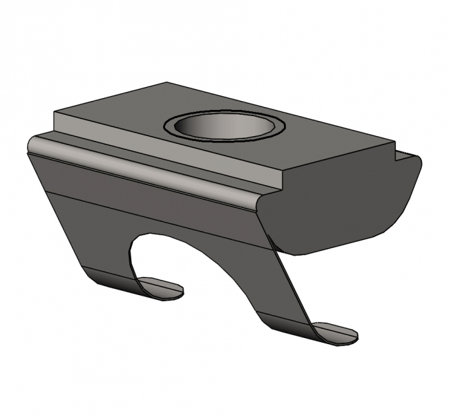 Nutenstein einschwenkbar Nut 8, Gewindeplatte, Rhombusstein Profilzubehör, NS, N-Stein, Gewindeplatte, Rhombusstein, Aluprofiltechnik