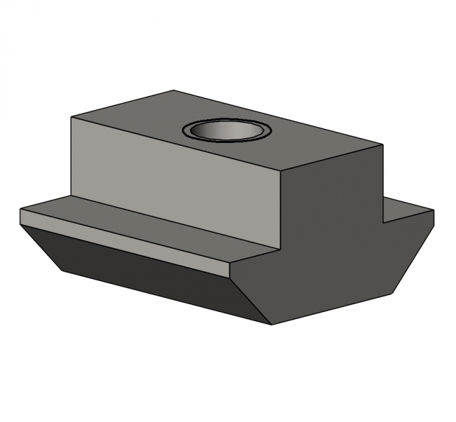 Nutenstein Nut 10, Gewindeplatte, Rhombusstein Profilzubehör, NS, N-Stein, Gewindeplatte, Rhombusstein, Aluprofiltechnik
