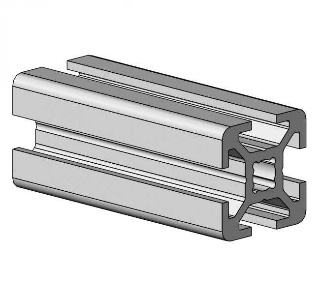 Profil 20 x 20, Aluminiumprofil, Systemprofil, Maschinenbauprofil Profil 20 x 20, Profil 20, Profil, Grundprofil, Aluminiumprofil, Systemprofil, Aluprofil, Maschinenbauprofil, Raster 20, Nut 6