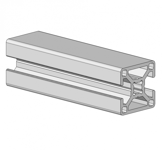 Profil 30 x 30 2N-180 Grad, Profil 30, Profil, Grundprofil, Aluminiumprofil, Systemprofil, Aluprofil, Maschinenbauprofil, Raster 30, Nut 8, Aluprofiltechnik