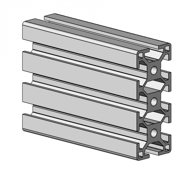 Profil 30 x 70, Profil 30, Profil 70, Profil, Grundprofil, Aluminiumprofil, Systemprofil, Aluprofil, Maschinenbauprofil, Raster 30, Nut 8, Aluprofiltechnik
