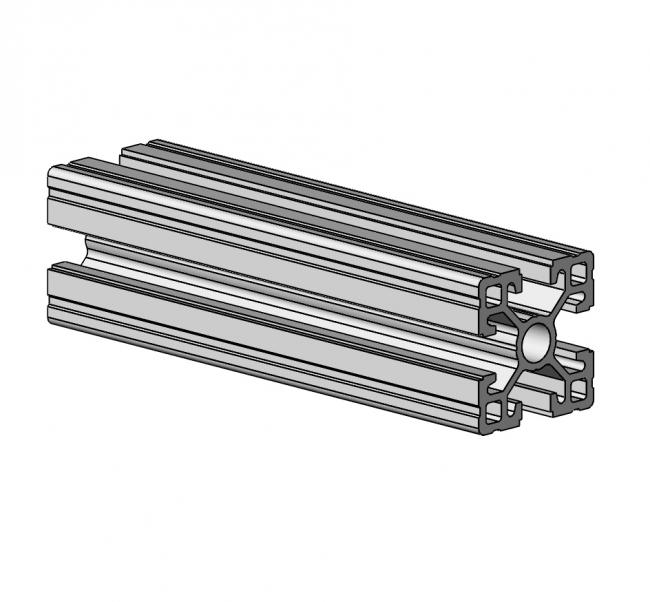 Profil 40 x 40, Aluminiumprofil, Systemprofil, Maschinenbauprofil Profil 40 x 40, Profil 40, Profil, Grundprofil, Aluminiumprofil, Systemprofil, Aluprofil, Maschinenbauprofil, Raster 40, Nut 10, Aluprofiltechnik