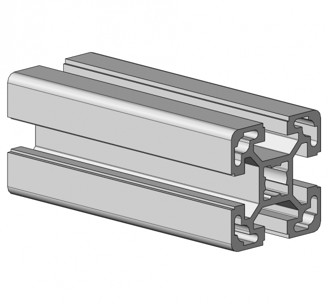 Profil 40 x 40, Aluminiumprofil, Systemprofil, Maschinenbauprofil Profil 40 x 40, Profil 40, Profil, Grundprofil, Aluminiumprofil, Systemprofil, Aluprofil, Maschinenbauprofil, Raster 40, Nut 10, Aluprofiltechnik