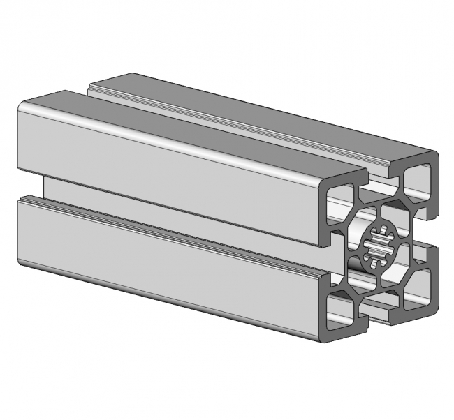 Profil 60 x 60, Profil 60, Profil, Grundprofil, Aluminiumprofil, Systemprofil, Aluprofil, Maschinenbauprofil, Raster 60, Nut 10, Aluprofiltechnik