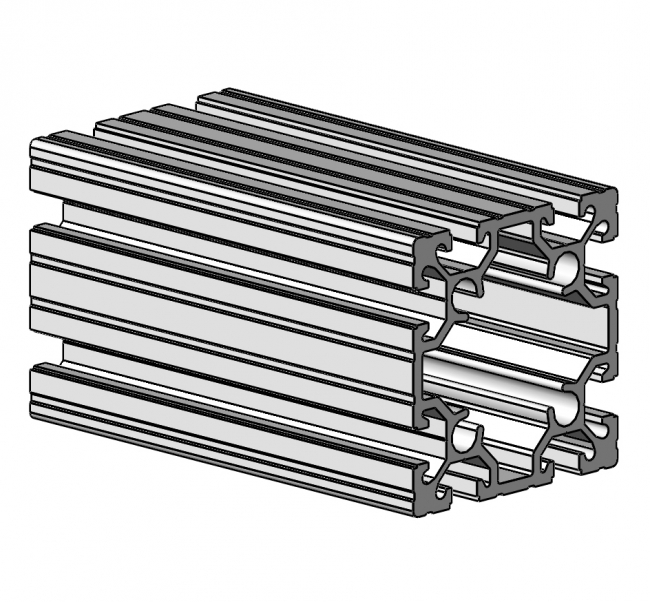 Profil 80 x 80, Aluminiumprofil, Systemprofil, Maschinenbauprofil Profil 80 x 80, Profil 80, Profil, Grundprofil, Aluminiumprofil, Systemprofil, Aluprofil, Maschinenbauprofil, Raster 40, Nut 10, Aluprofiltechnik