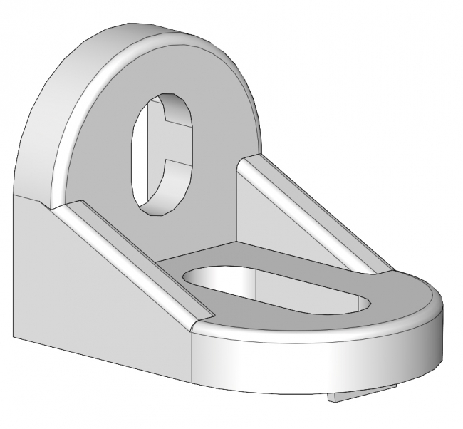 Radiuswinkel 38x28, Winkel, Eckwinkel, Winkelverbinder Winkel, Eckwinkel, Winkelverbinder, Gusswinkel, Aluwinkel, Verbinder, Verbindungselement, Knotenelement