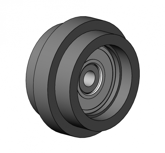 Tragrolle mit Führung, Lineareinheit, Lineartechnik, Linearrollen, Linearschlitten, Gleitschiene, Rollschiene, Lastschlitten