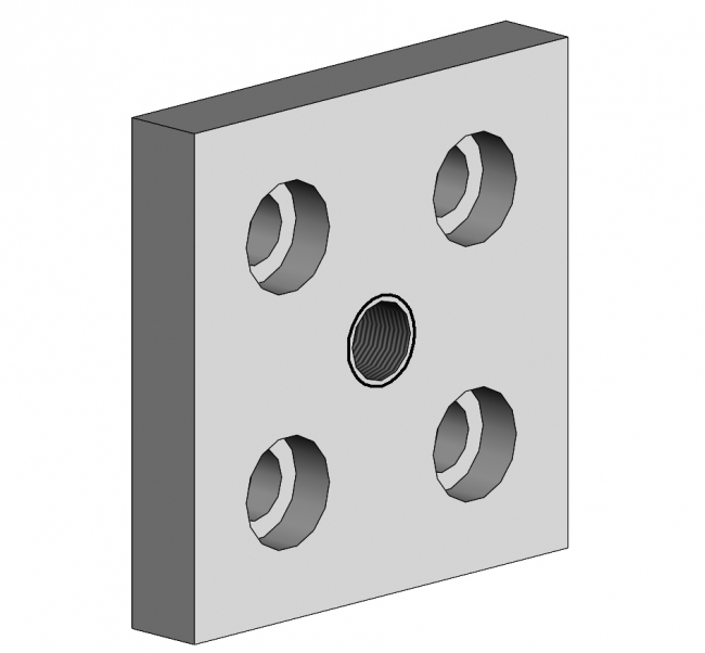 Transport- bzw. Abschlussplatte Quadrat, Transportsicherung, Kopfplatte Transportplatte, Transportsicherung, Kopfplatte, Transportvorrichtung, Ringschraube