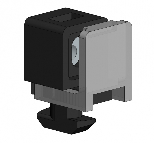 Vario Clip, Scheibenblock, Distanzblock Scheibenblock, Distanzblock, Wellengitter, Flächenelement, Platten, Schreiben, Schutzeinhausung, einfassen, Klemmen, Dichten, Fixieren, Aluprofiltechnik